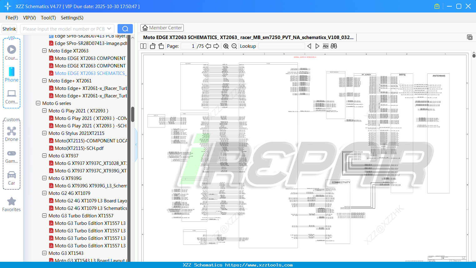 Motorola Moto EDGE XT2063 SCHEMATICS_ XT2063_ Racer_MB_sm7250_PVT_NA_schematics_V108_0324